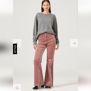 Rollas High Waisted Pink Cords US2